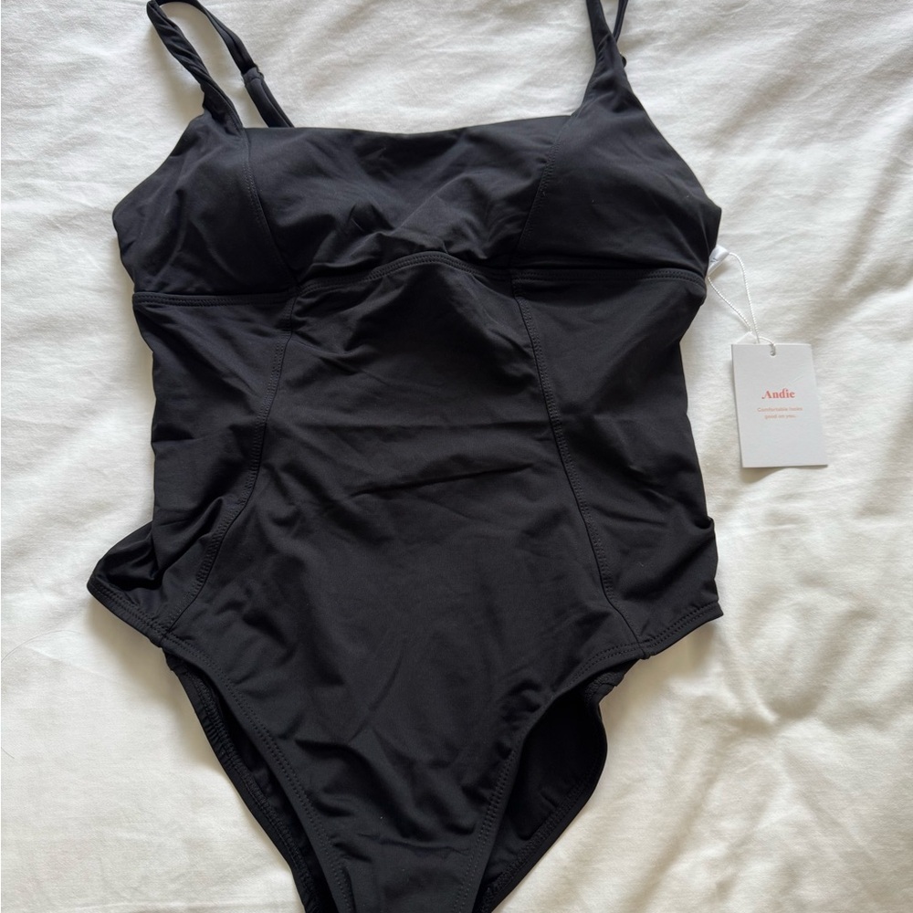 Andie Black Classic One-Piece Swimsuit